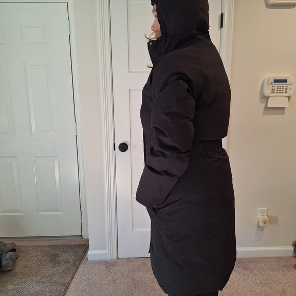 North Face Goose Down Filled Stadium Coat - Picture 2 of 5